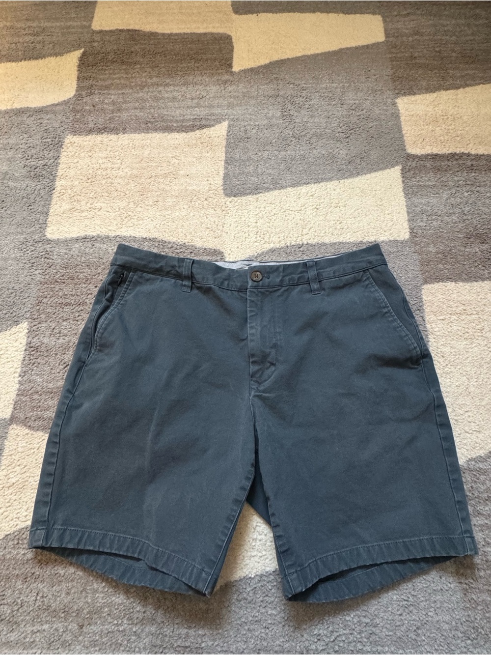 Bonobos Men’s Flat Front Shorts in Slate Blue